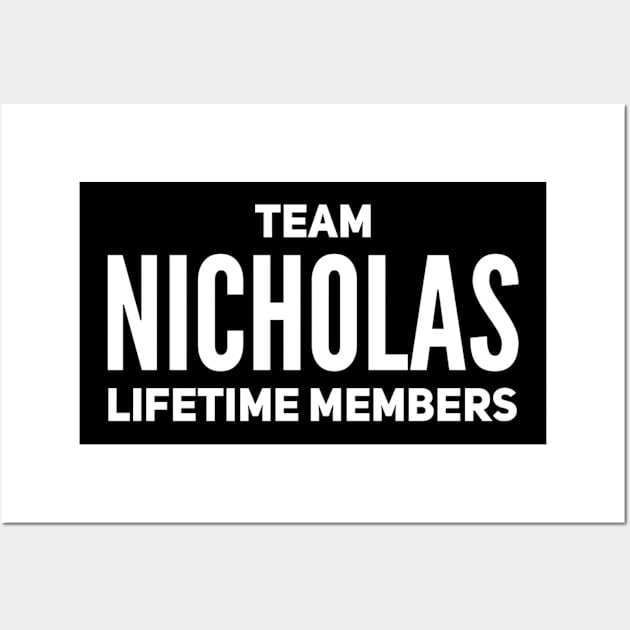 Nicholas - Birthday Gift Wall Art by Meme My Shirt Shop